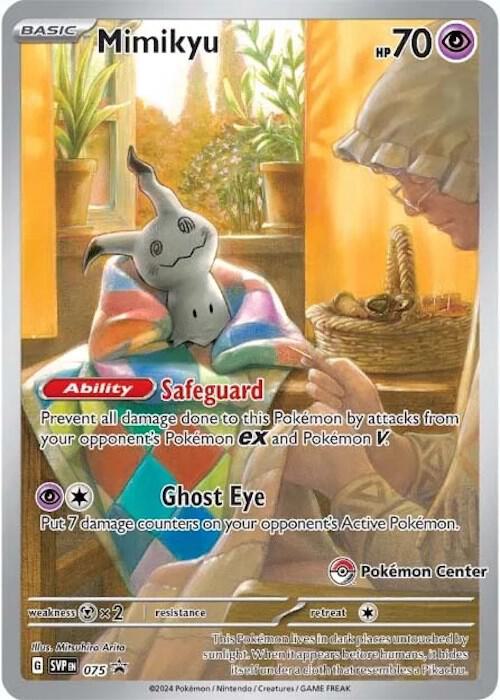 Mimikyu - 075 (Pokemon Center Exclusive) | SV: Scarlet & Violet Promo Cards #075