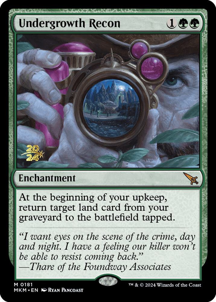 Undergrowth Recon | Prerelease Cards #181