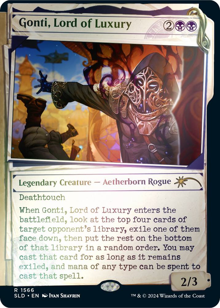 Gonti, Lord of Luxury (Rainbow Foil) | Secret Lair Drop Series #1566