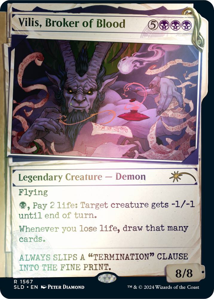 Vilis, Broker of Blood (Rainbow Foil) | Secret Lair Drop Series #1567