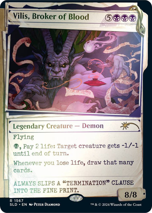 Vilis, Broker of Blood (Rainbow Foil) | Secret Lair Drop Series #1567