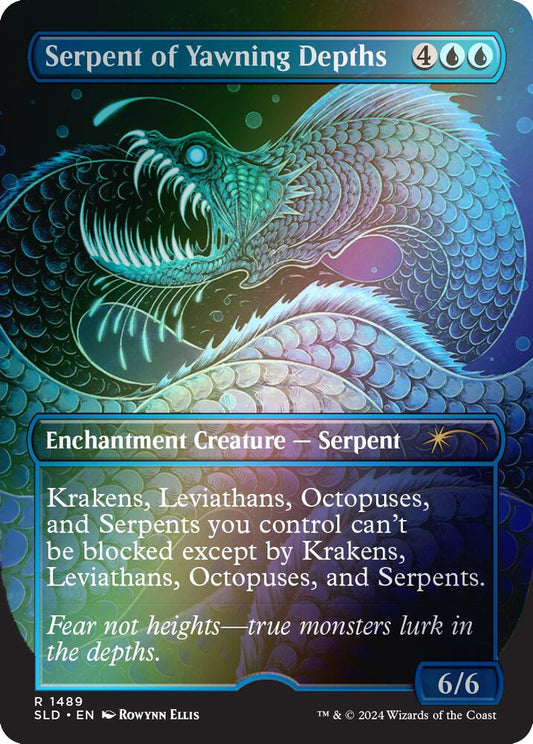 Serpent of Yawning Depths (Rainbow Foil) | Secret Lair Drop Series #1489