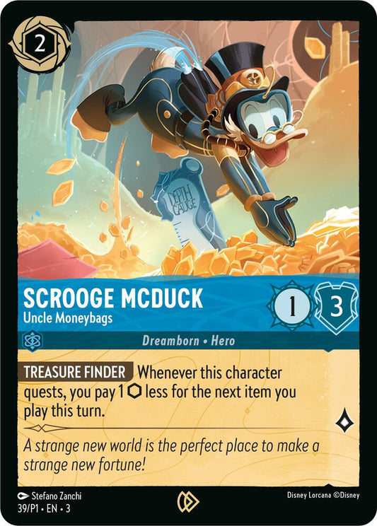 Scrooge McDuck - Uncle Moneybags | Disney Lorcana Promo Cards #39