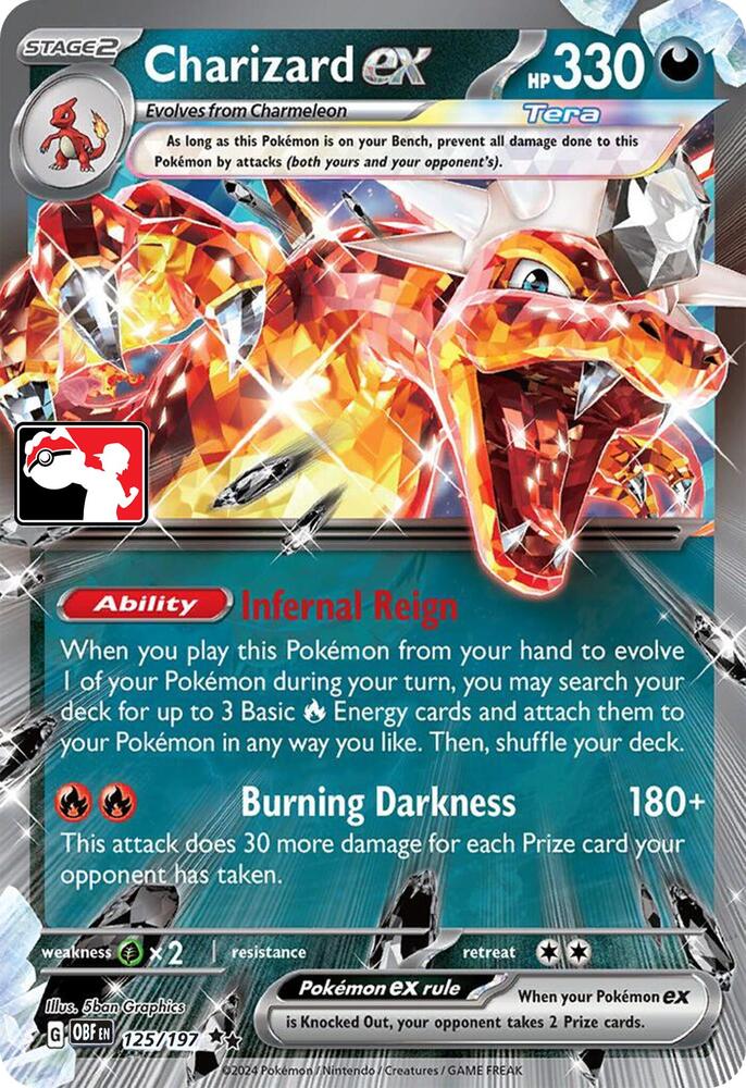 Charizard ex | Prize Pack Series Cards #125/197
