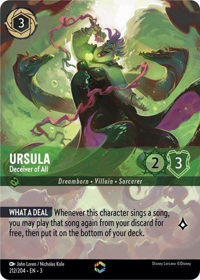 Ursula - Deceiver of All (Enchanted) (Enchanted) | Into the Inklands #212/204