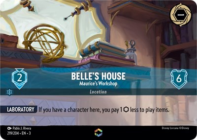 Belle's House - Maurice's Workshop (Enchanted) (Enchanted) | Into the Inklands #219/204