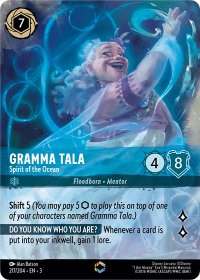 Gramma Tala - Spirit of the Ocean (Enchanted) (Enchanted) | Into the Inklands #217/204