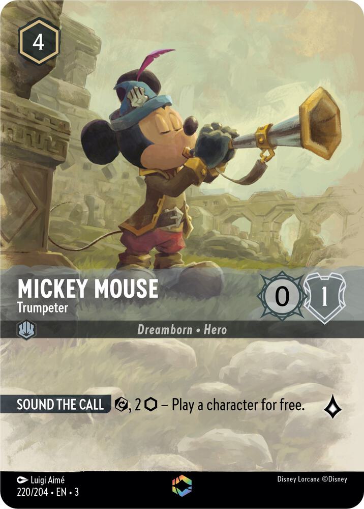 Mickey Mouse - Trumpeter (Enchanted) | Into the Inklands #220/204