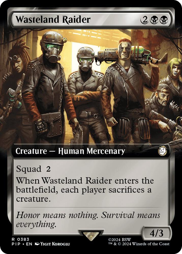 Wasteland Raider (Extended Art) | Universes Beyond: Fallout #383