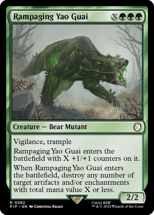 Rampaging Yao Guai | Universes Beyond: Fallout #82