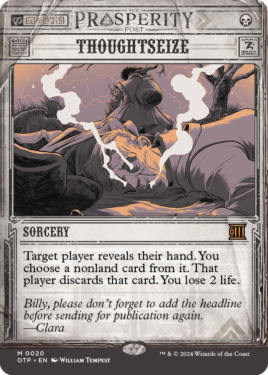 Thoughtseize | Outlaws of Thunder Junction: Breaking News #20