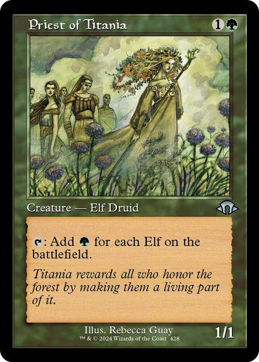 Priest of Titania (Retro Frame) | Modern Horizons 3 #428