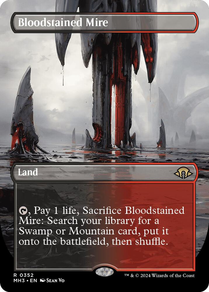 Bloodstained Mire (Borderless) | Modern Horizons 3 #352