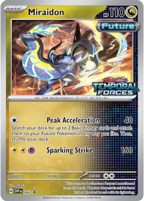 Miraidon - 092 (Prerelease) | SV: Scarlet & Violet Promo Cards #092