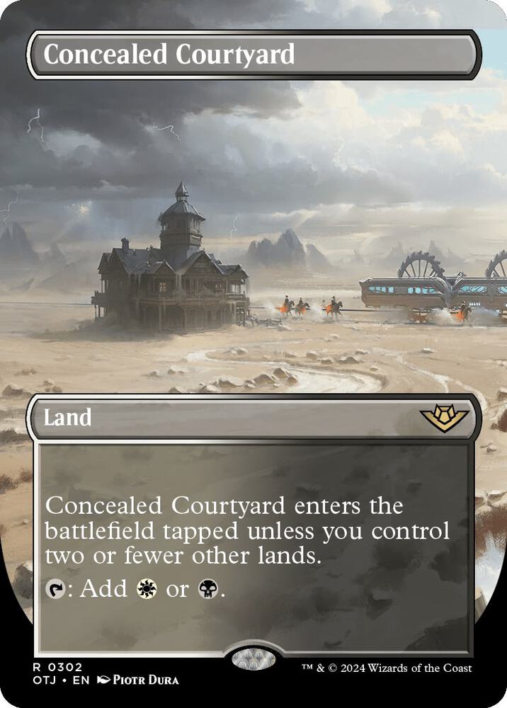 Concealed Courtyard (Borderless) | Outlaws of Thunder Junction #302