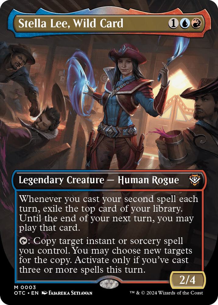 Stella Lee, Wild Card (Borderless) | Commander: Outlaws of Thunder Junction #3
