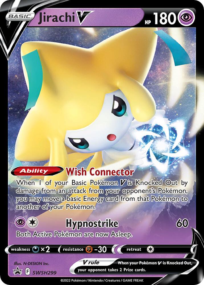 Jirachi V - 299 | SWSH: Sword & Shield Promo Cards #SWSH299