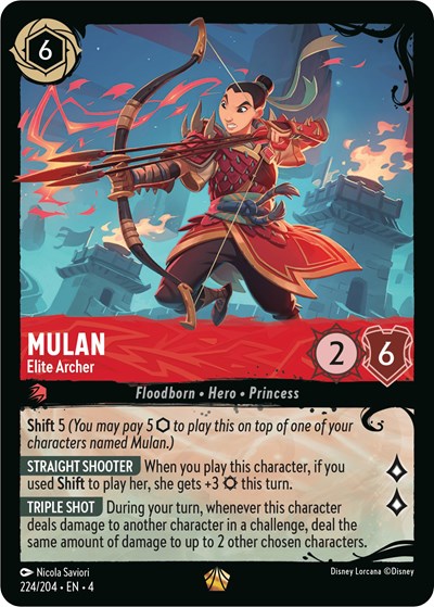 Mulan - Elite Archer (224/204) | Illumineer's Quest: Deep Trouble #224/204