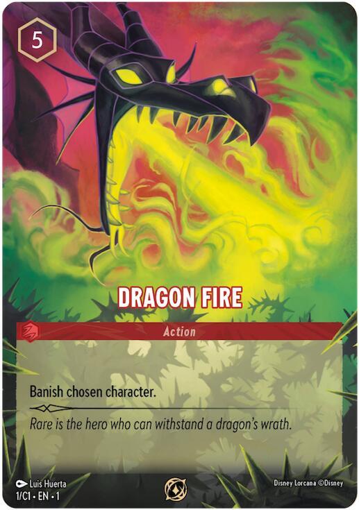 Dragon Fire | Disney Lorcana Promo Cards #1