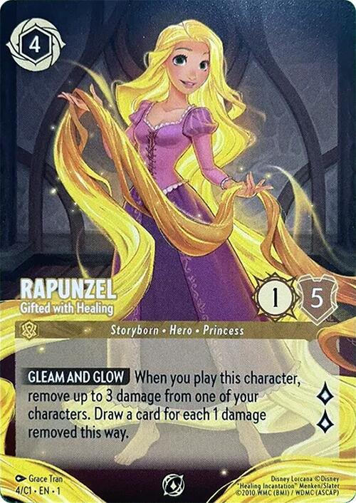 Rapunzel - Gifted with Healing | Disney Lorcana Promo Cards #4