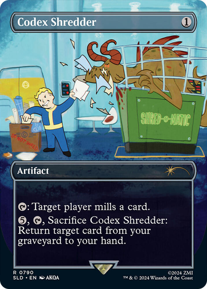 Codex Shredder (Rainbow Foil) | Secret Lair Drop Series #790