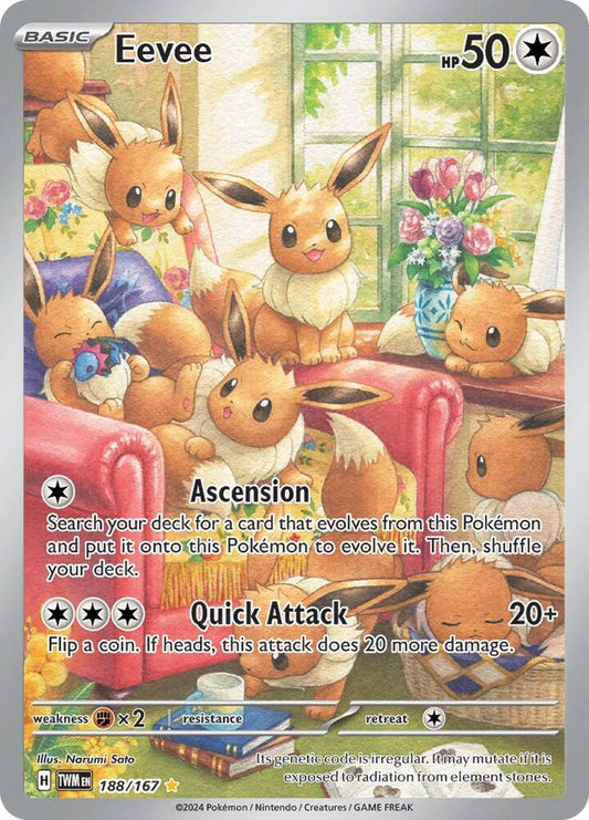 Eevee - 188/167 | SV06: Twilight Masquerade #188/167