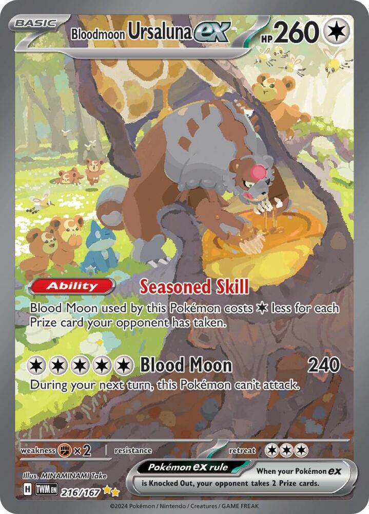 Bloodmoon Ursaluna ex - 216/167 | SV06: Twilight Masquerade #216/167