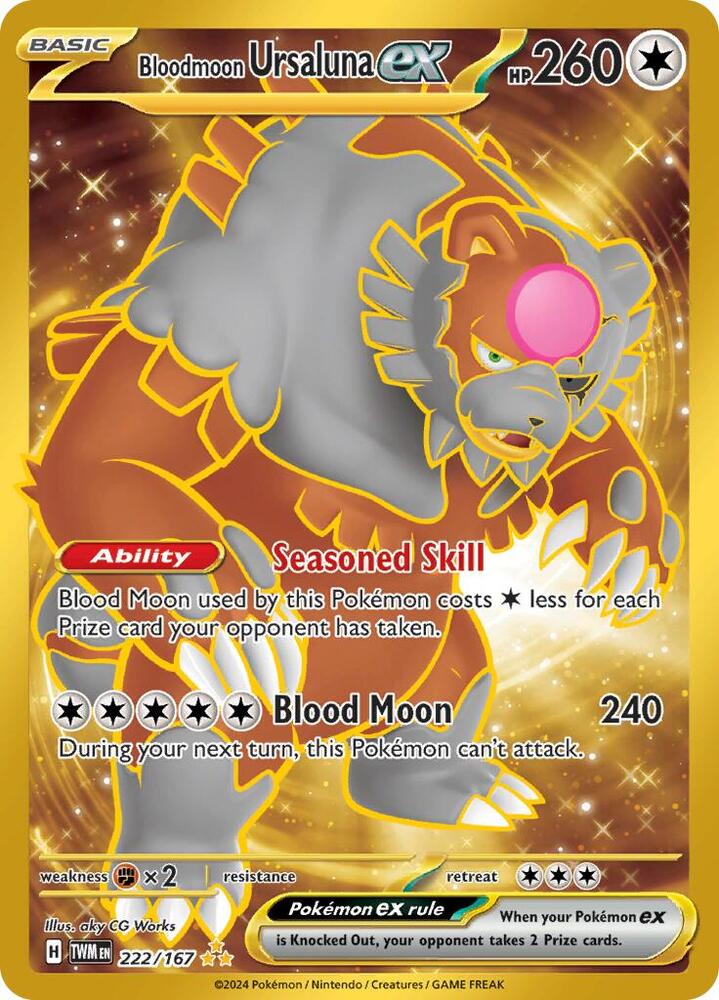 Bloodmoon Ursaluna ex - 222/167 | SV06: Twilight Masquerade #222/167