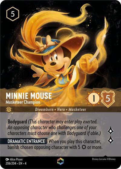 Minnie Mouse - Musketeer Champion (Enchanted) (Enchanted) | Ursula's Return #206/204