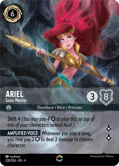 Ariel - Sonic Warrior (Enchanted) (Enchanted) | Ursula's Return #220/204