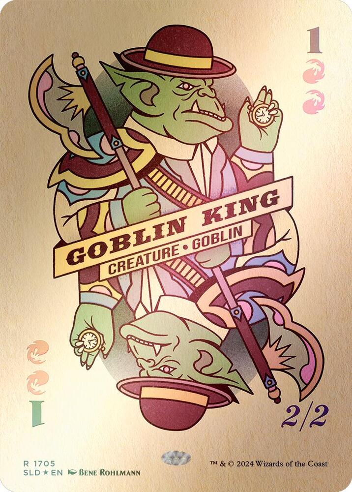 Goblin King (1705) (Rainbow Foil) | Secret Lair Drop Series #1705