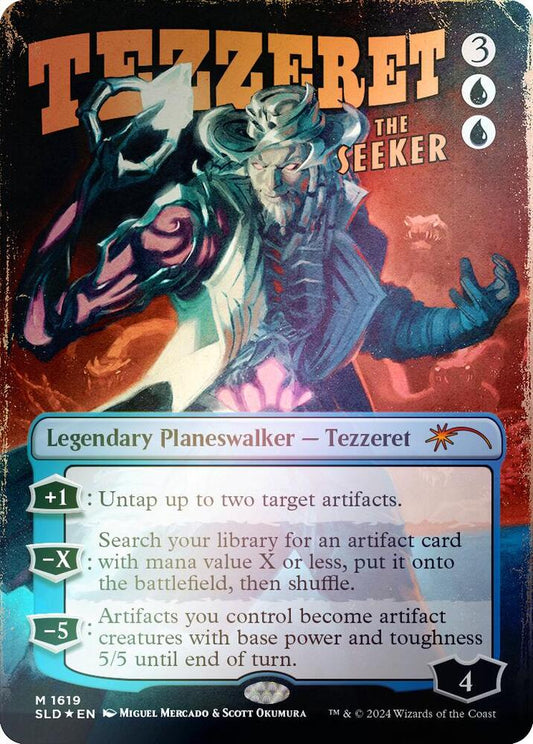 Tezzeret the Seeker (1619) (Rainbow Foil) | Secret Lair Drop Series #1619