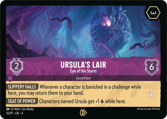 Ursula's Lair - Eye of the Storm | Disney Lorcana Promo Cards #35