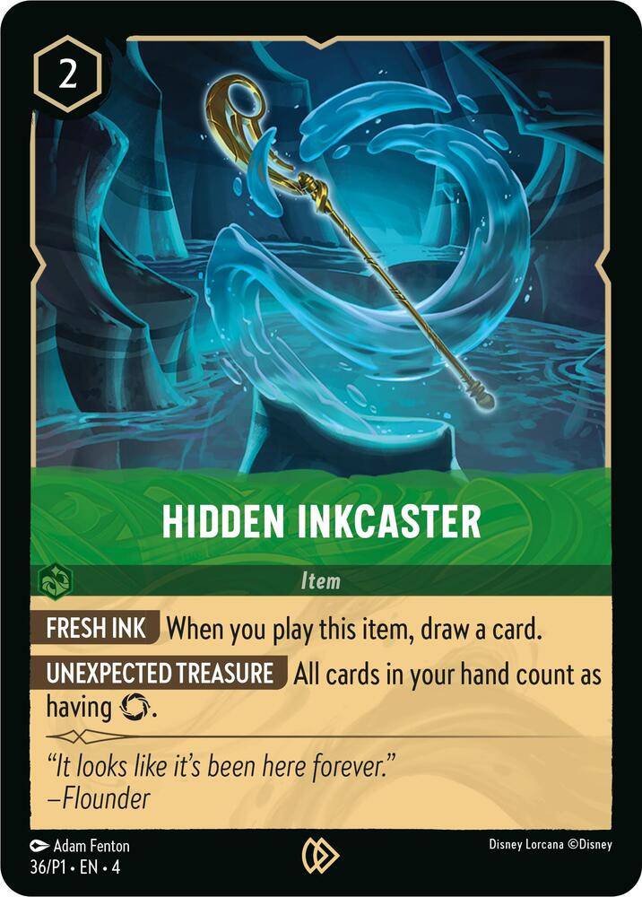 Hidden Inkcaster | Disney Lorcana Promo Cards #36