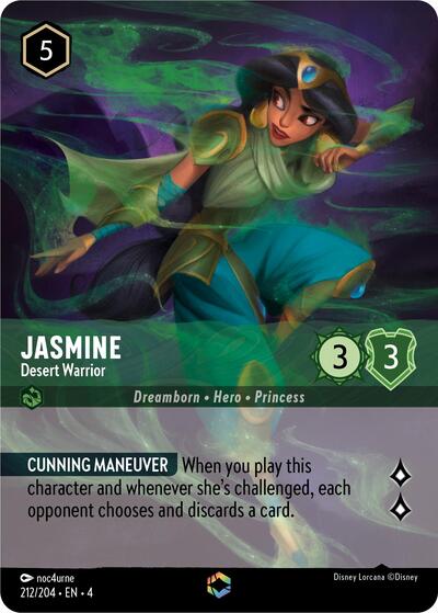 Jasmine - Desert Warrior (Enchanted) (Enchanted) | Ursula's Return #212/204