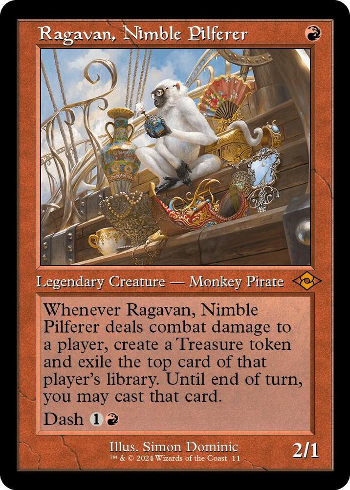 Ragavan, Nimble Pilferer (Retro Frame) | Modern Horizons 2 #11