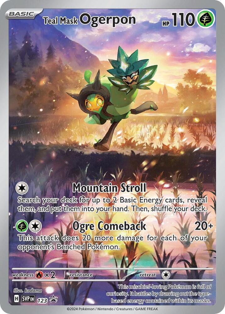 Teal Mask Ogerpon - 123 | SV: Scarlet & Violet Promo Cards #123
