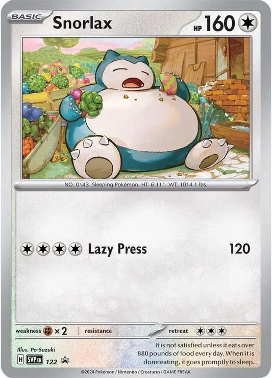 Snorlax - 122 | SV: Scarlet & Violet Promo Cards #122