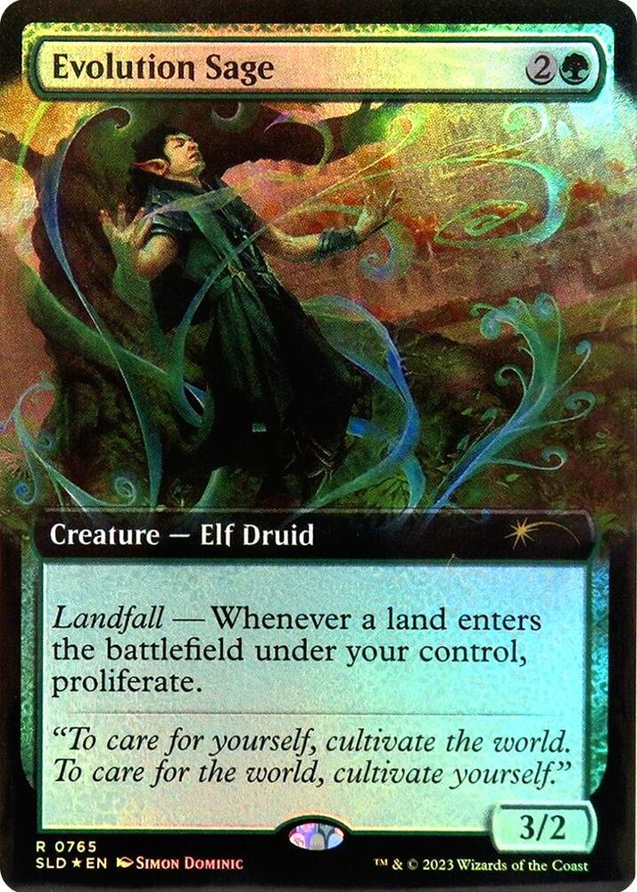 Evolution Sage (Extended Art) | Secret Lair Drop Series #765