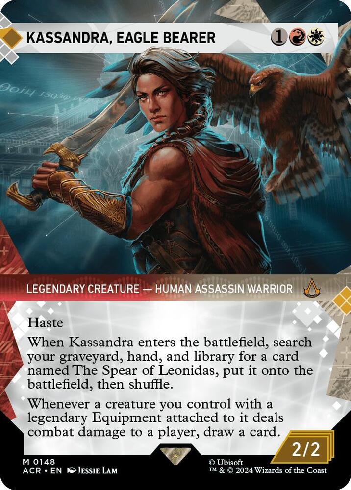 Kassandra, Eagle Bearer (Showcase) | Universes Beyond: Assassin's Creed #148