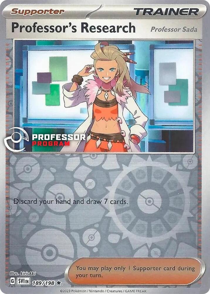 Professor's Research - 189/198 (2023) | Professor Program Promos #189/198