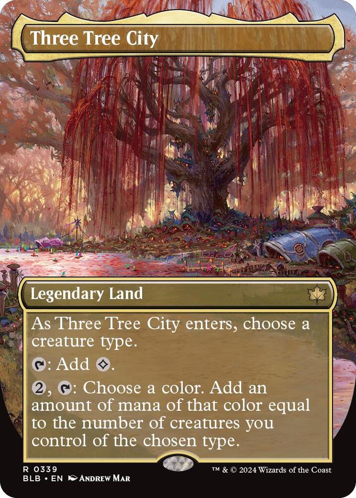 Three Tree City (Borderless) (0339) | Bloomburrow #339