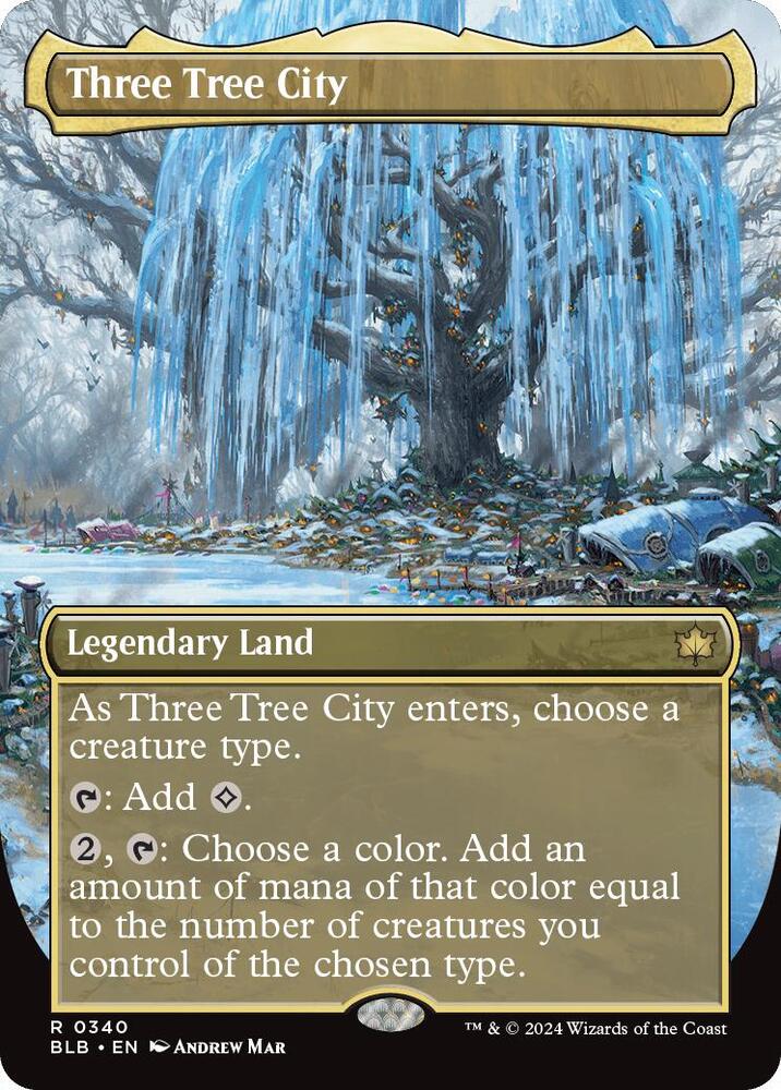 Three Tree City (Borderless) (0340) | Bloomburrow #340