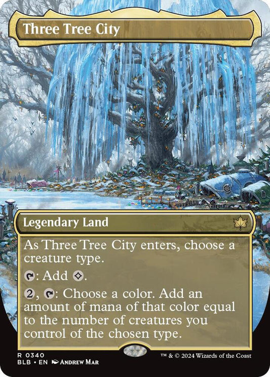Three Tree City (Borderless) (0340) | Bloomburrow #340