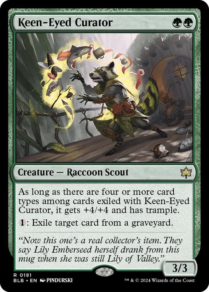 Keen-Eyed Curator | Bloomburrow #181