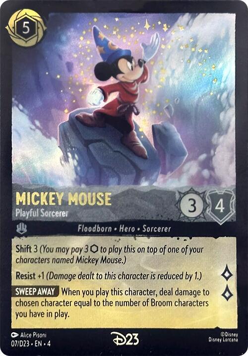 Mickey Mouse - Playful Sorcerer | D23 Promos #7