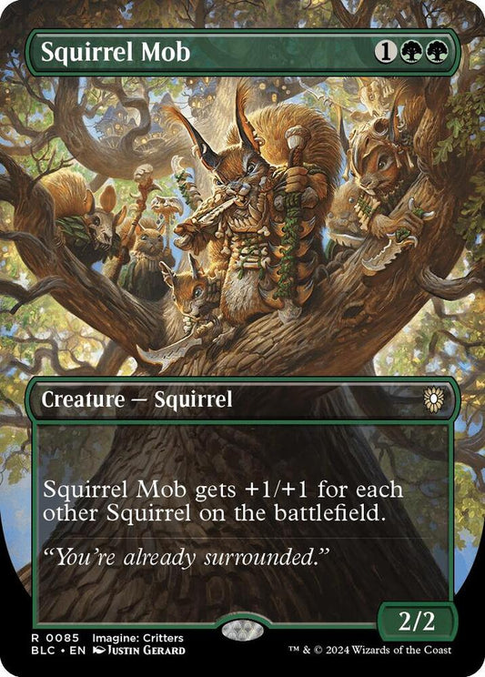 Squirrel Mob (Borderless) | Commander: Bloomburrow #85