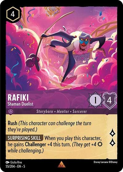 Rafiki - Shaman Duelist | Shimmering Skies #55/204