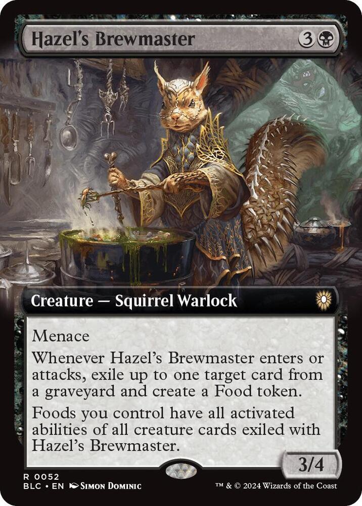Hazel's Brewmaster (Extended Art) | Commander: Bloomburrow #52