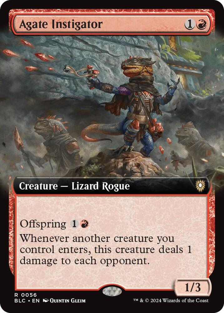 Agate Instigator (Extended Art) | Commander: Bloomburrow #56